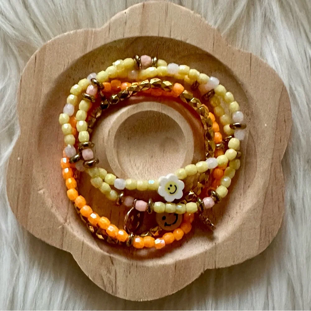 Handmade Bundle Bead Bracelets